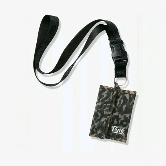 PINK Victoria's Secret Accessories - Victoria's Secret PINK Lanyard Keychain (Camo)
